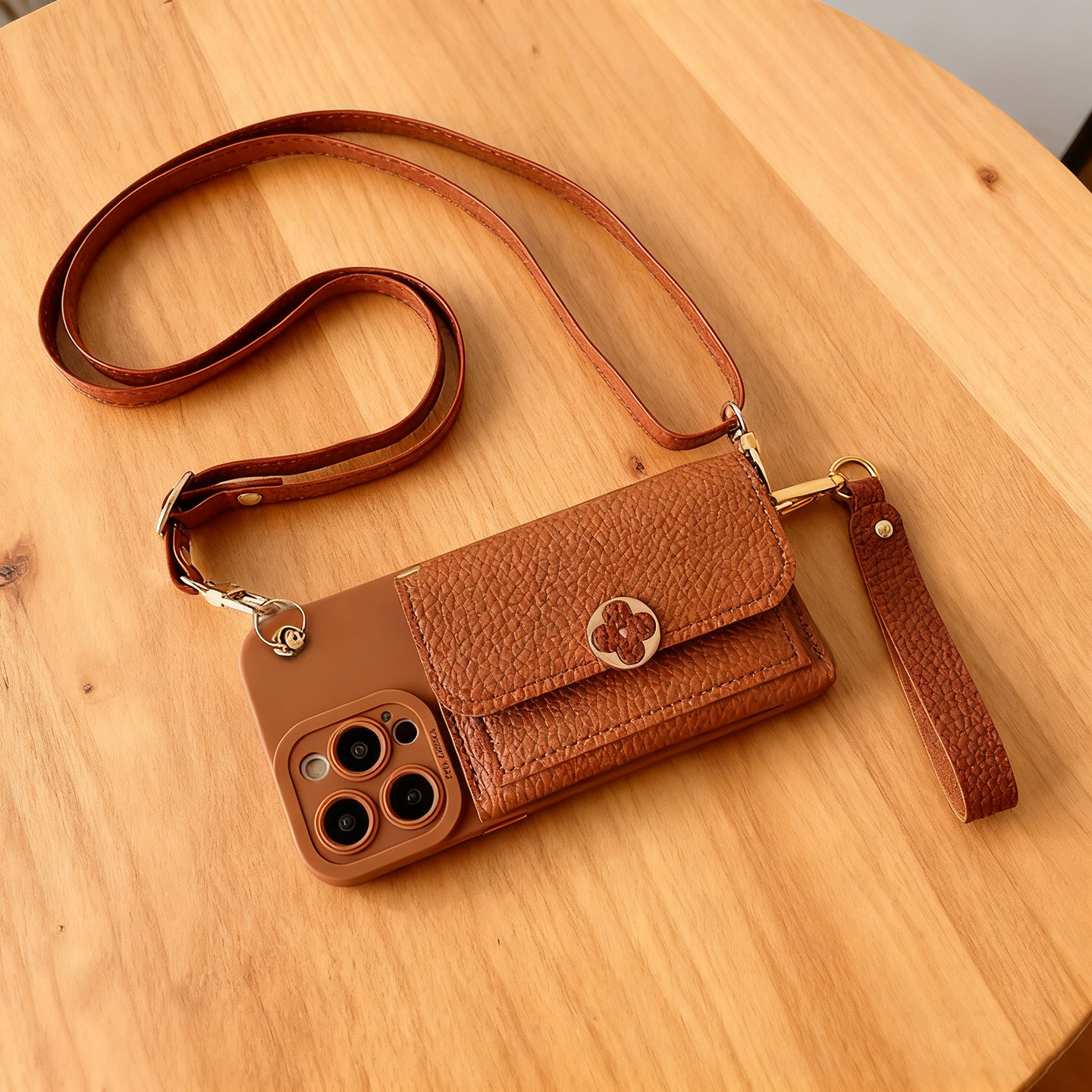 vivo适用Y300手机壳X100手提卡包S20S19S17S16零钱包Y200棕X80X70X60X90s18皮Y37 Pro斜挎Y36Y78Y35Y3S7套S9e