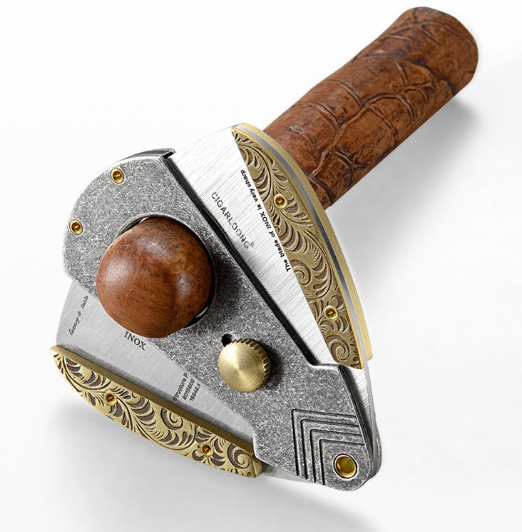 长城定制揽胜三3号雪茄剪刀入门款木盒包装