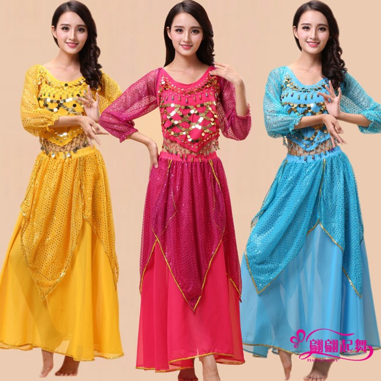 Belly Dance suit Long sleeve Highlights perform new pattern India Dance costume suit dance Shirtin the Women's clothing/Boutique , Costume/National costume/Stage costumes , National costume/Costumes  category - from Buy2taobao.com to provide professional Taobao agent buy service