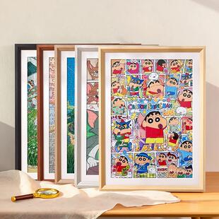 新品拼图相框1000片70x50*75一千块500片300放平图画框专用装裱框