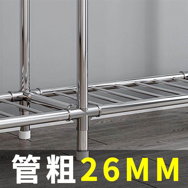 26MM简易衣柜家用卧室出租房用布衣柜加厚加粗全钢架结实耐用衣橱