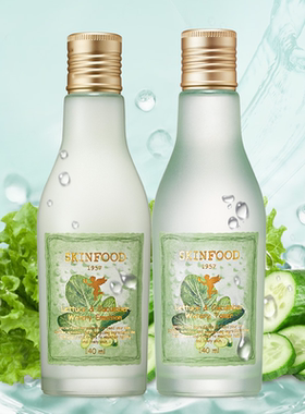 skinfood思亲肤水乳面霜套装组合莴苣黄瓜水润滋养提亮嫩肤色紧致