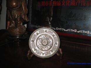 八卦铜镜 五岳八卦透光镜仿古青铜八卦镜家居 见日之光铜镜