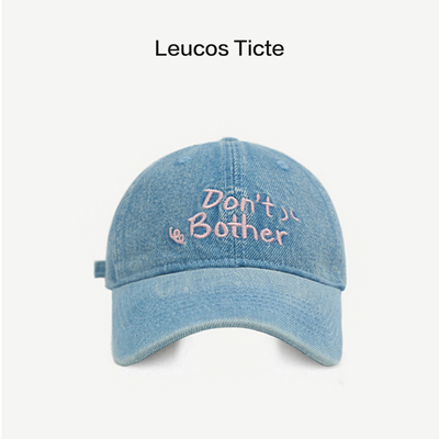 休闲鸭舌帽子显脸小字母刺绣百搭