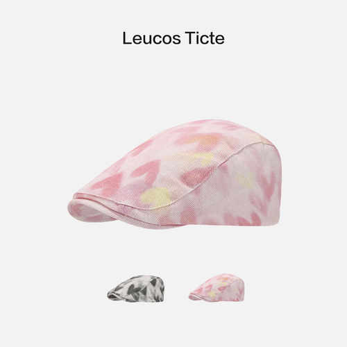 前进帽爱心少女春秋文艺复古