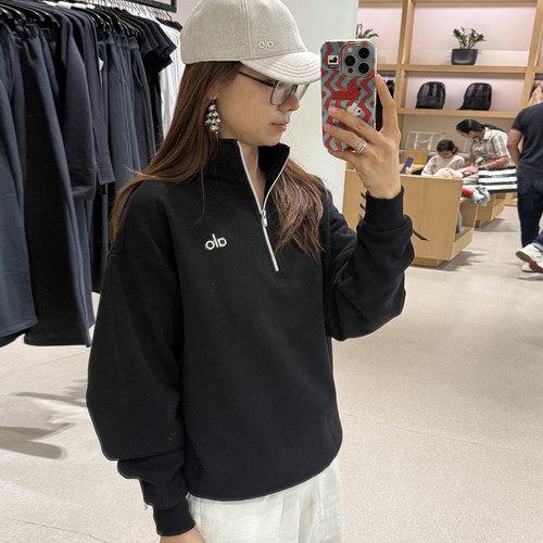 ALO运动健身瑜伽加绒上衣女