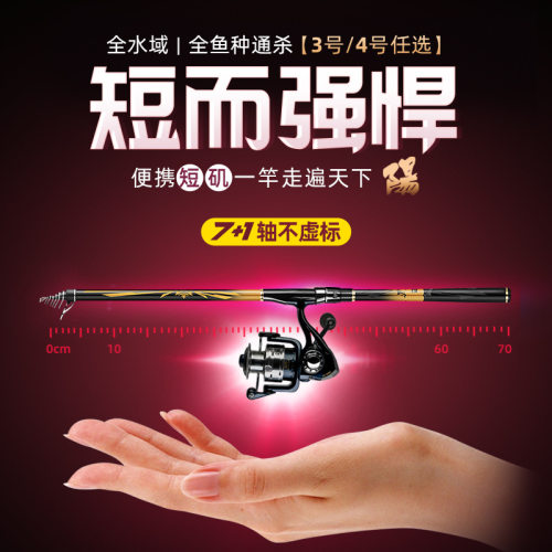 双宝阳短节矶钓竿大导环短小矶