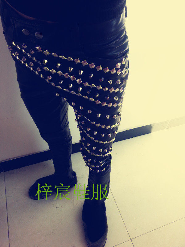 Pantalon cuir homme serré pour jeunesse - Ref 1488154 Image 3