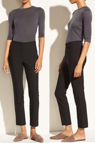 休闲百搭时尚弹力9分裤2色