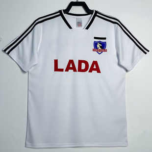复刻版1991年科洛科洛主场白色复古老款球衣 怀旧短袖足球服男款