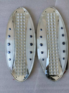 适用于宇通客车配件厢灯内顶灯24V椭圆形LED厢灯客车车内顶灯金龙