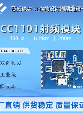 芯威cc1101模块433M868M915MHz无线数传双向收发工业级RF射频模块