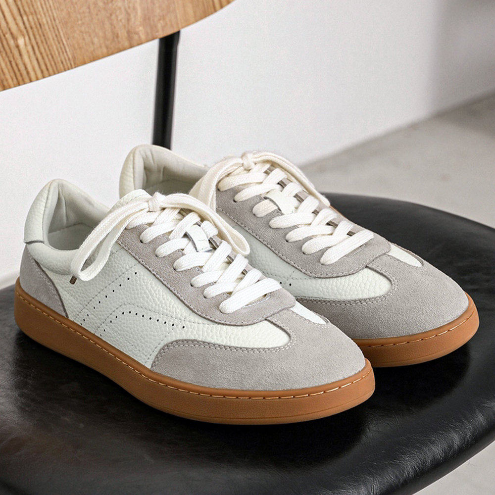 男士德训鞋夏季小白鞋真皮平底轻便舒适软底美式板鞋复古阿甘鞋潮,流行男鞋,德训鞋,淘宝优惠券,粉丝福利购,淘宝优惠卷