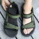 男士 夏季 轻便软底休闲防滑厚底开车青年罗马凉拖鞋 凉鞋 越南沙滩鞋