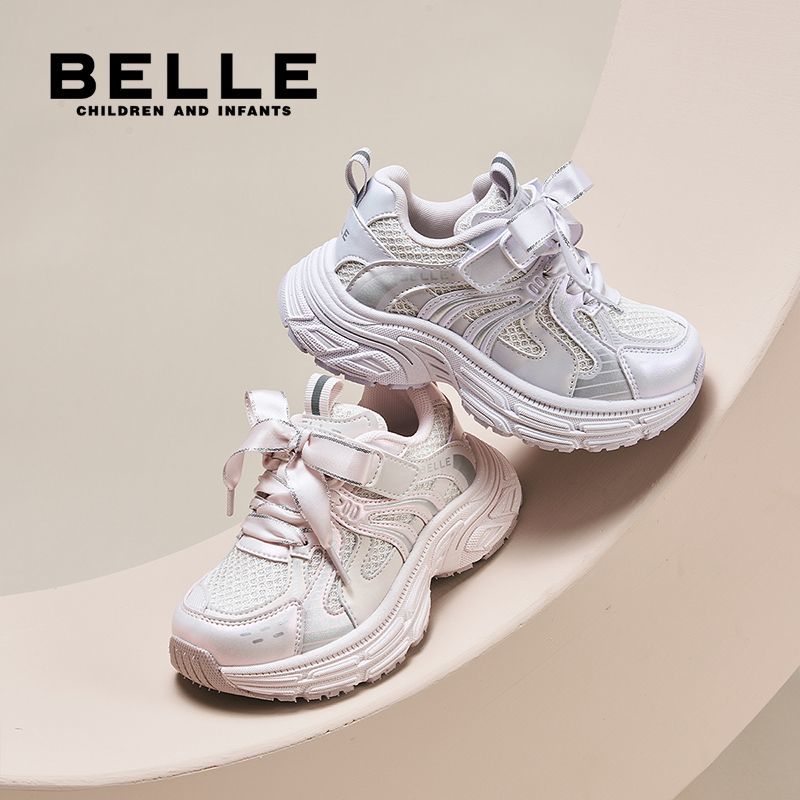 百丽童鞋BELLE儿童运动鞋童鞋秋季新款男女童鞋学生休闲运动鞋