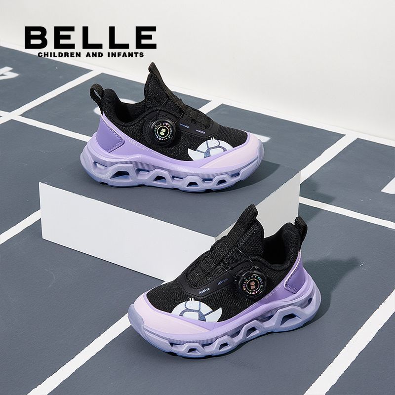 百丽童鞋 儿童运动鞋童鞋BELLE秋季新款女童男童鞋休闲鞋跑步鞋
