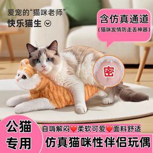 猫咪性伴侣公猫交配玩具发泄泻火用品陪睡宠物神器发情期母猫解闷
