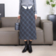 设计感高腰长裙复古时尚 羊毛呢格纹半身裙冬季 2026新款 直筒裙