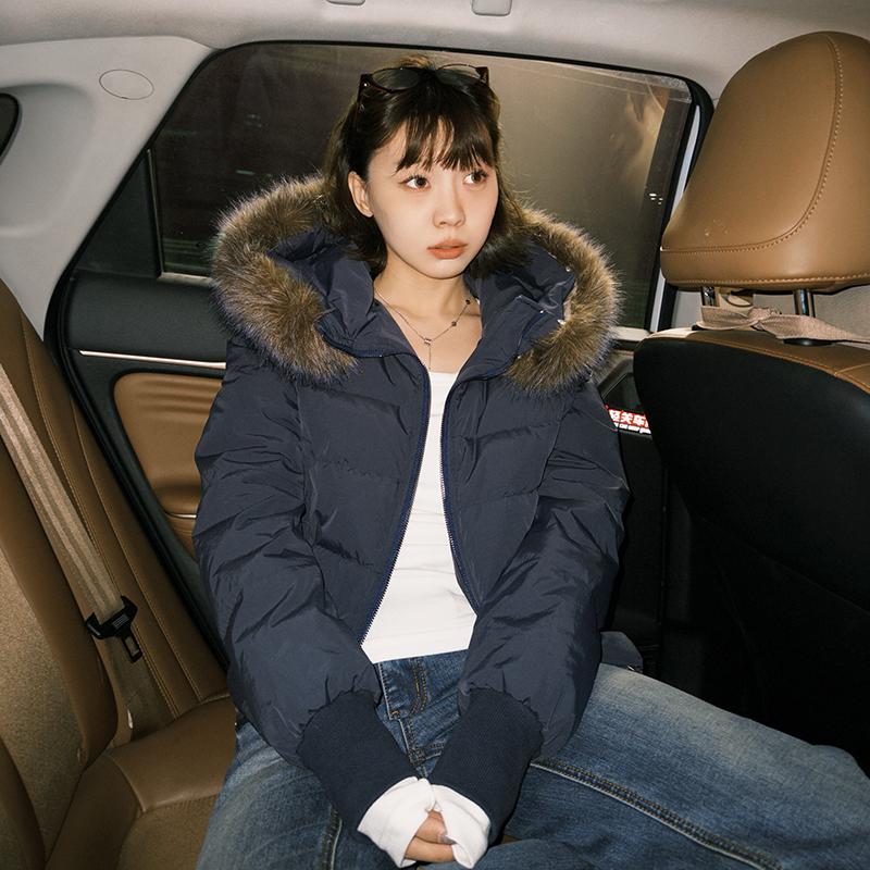 韩系复古棉服短款保暖外套