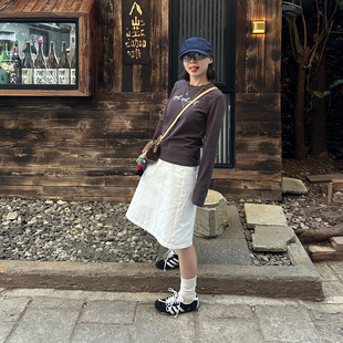 百搭圆领休闲印花小马长袖 Our2 T恤上衣 时尚 2026新款 小马长袖