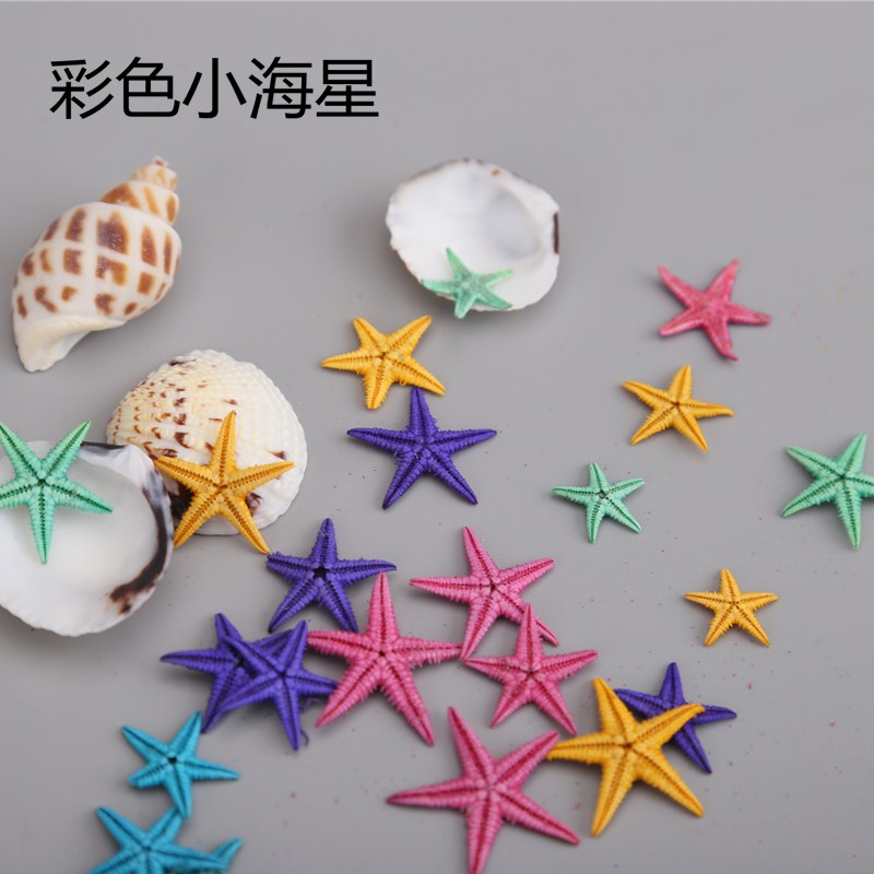 diy香薰蜡烛水晶果冻蜡蜡片装饰手工制作材料天然小海星装饰材料