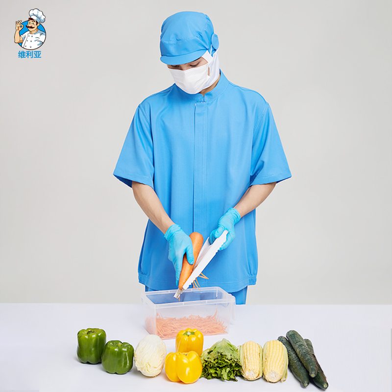 男女通用防掉发夏季工作服速干