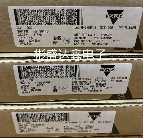 IRFP264PBF 封装 TO-247AC  全新原装 拍前请询价