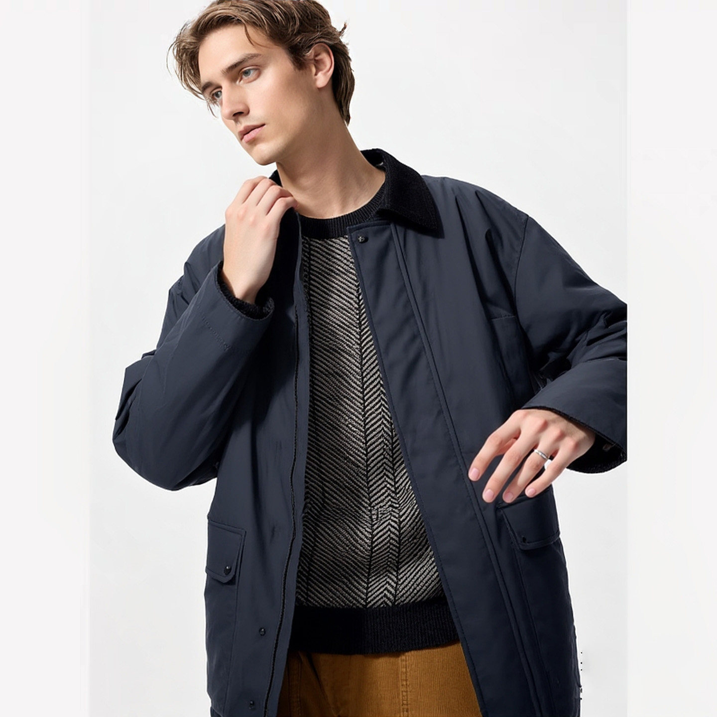 官网599男装空气棉服休闲茄克外套2025秋冬款防风保暖夹克481347,男装,棉衣,淘宝优惠券,粉丝福利购,淘宝优惠卷