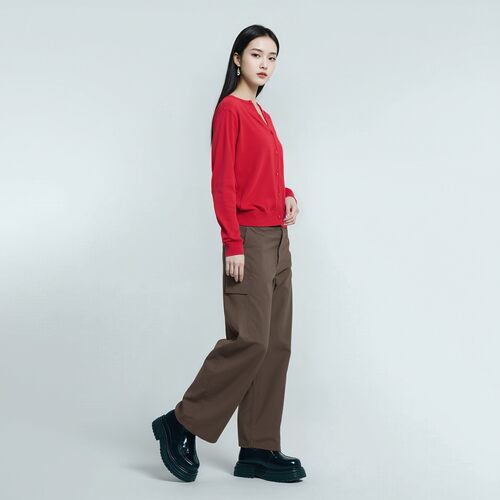 女装廓形弯刀工装裤春夏新款