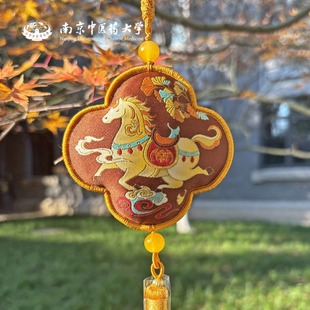 南京中医药大学官方店 中医药安神助眠香囊南中医马年新年限定礼