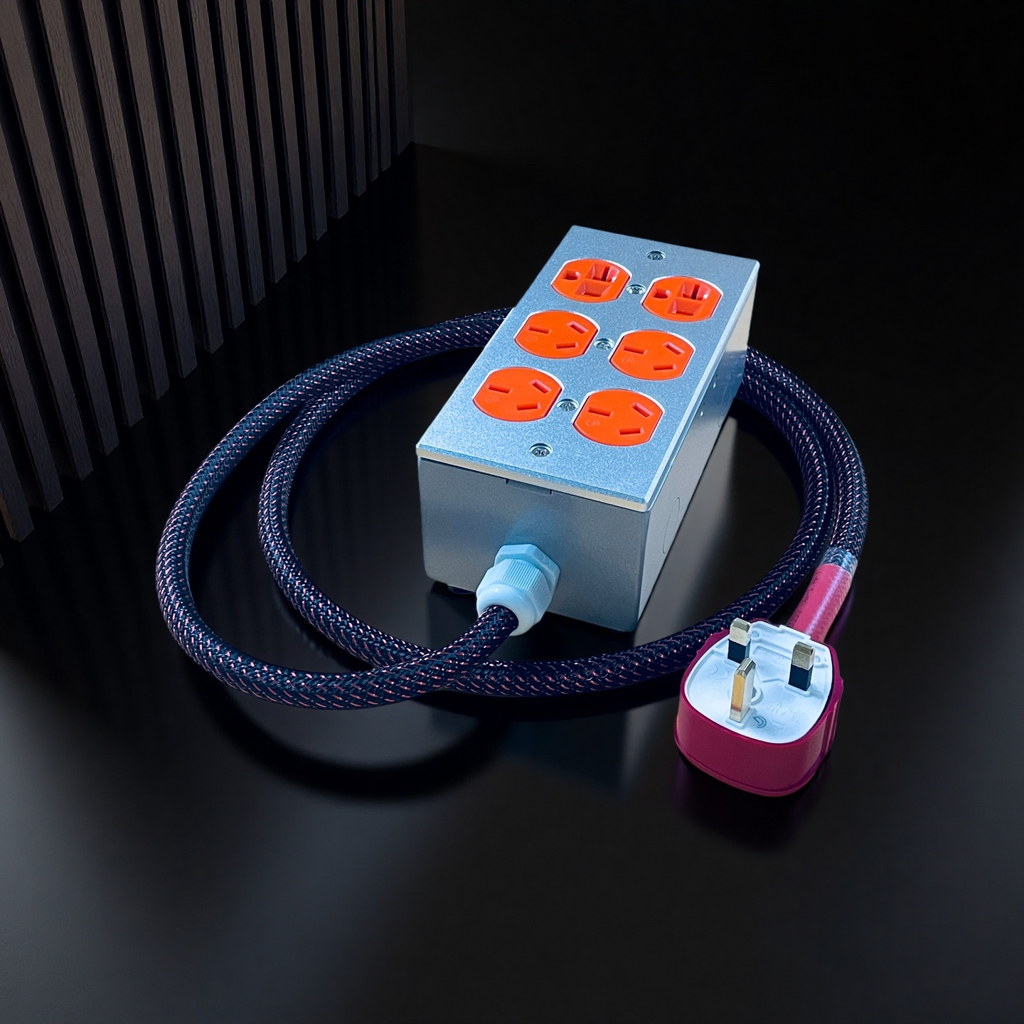 DIY发烧级HiFi音响专用美标/国标插座电源排插英标英式排插电源线