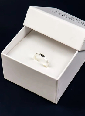 正确版男女情侣戒指尾戒指