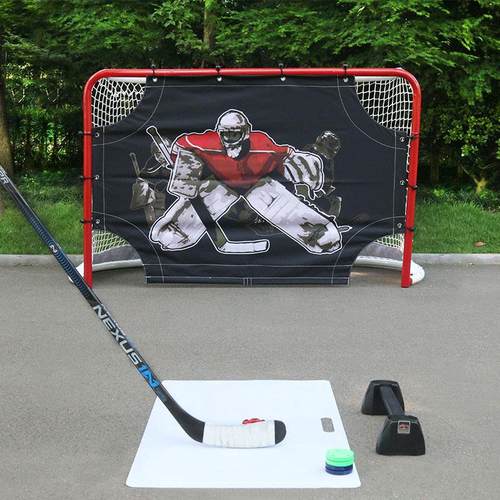 可拆卸标准冰球球门卡扣式快速拼接冰球门陆地冰球轮滑球训练用