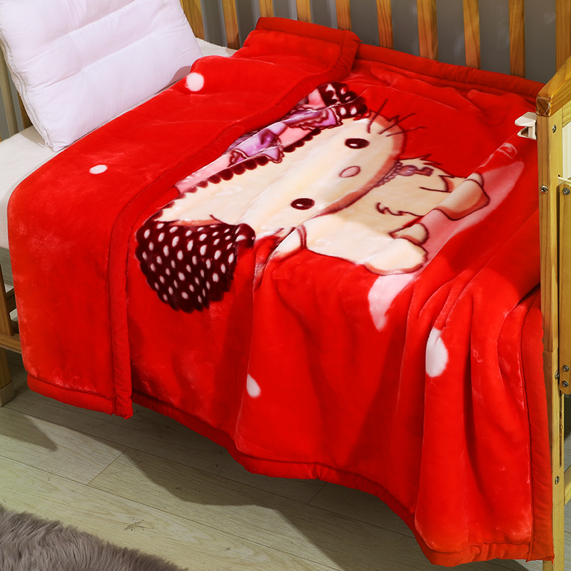 儿童婴儿毛毯小被子加厚秋冬季幼儿园午睡可礼盒装送礼新生宝宝