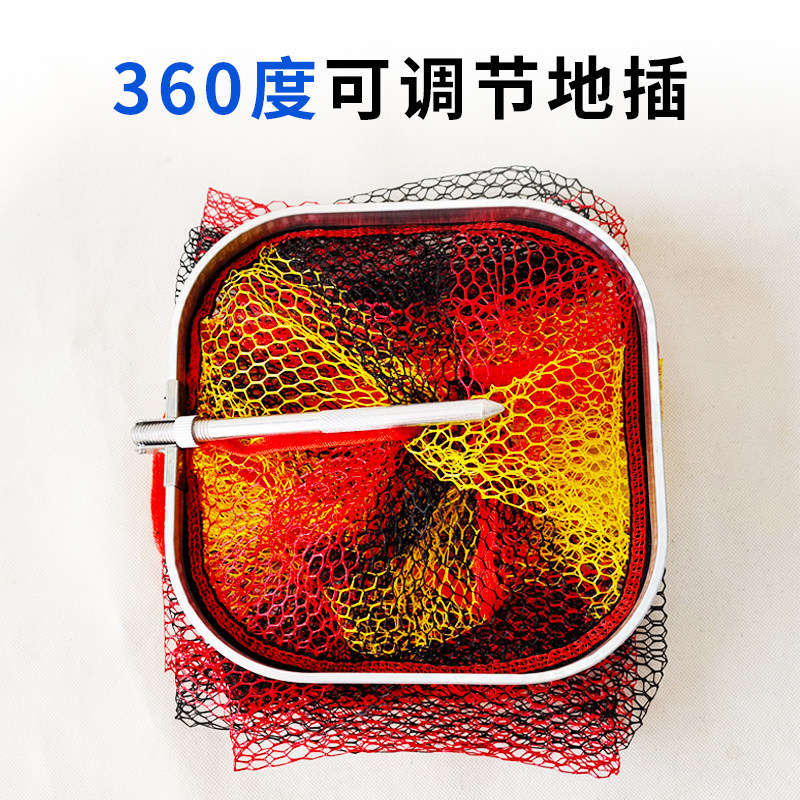 方形鱼护野钓专业网兜加厚速干