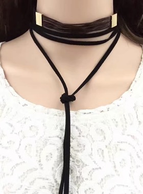 欧洲风格金银时尚项链