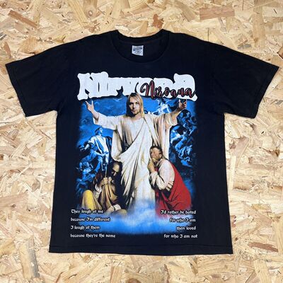 涅槃乐队科特柯本高街短袖T恤