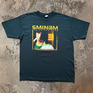 Eminem埃米纳姆说唱歌手hippop嘻哈潮流穿搭重磅美式复古短袖T恤