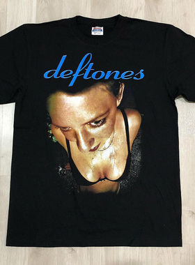 Deftones亚声调重金属乐队短袖美式复古Vintage高街纯棉男女T恤潮