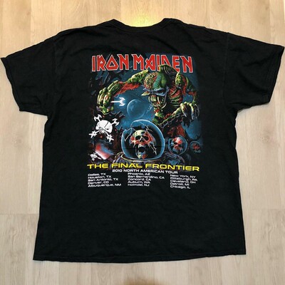 铁娘子乐队纯棉宽松短袖T恤男女