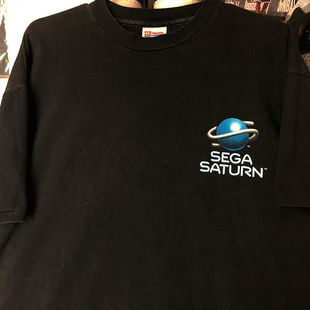 sega saturn美式休闲潮流短袖oversize纯棉百搭复古落肩款男女T恤
