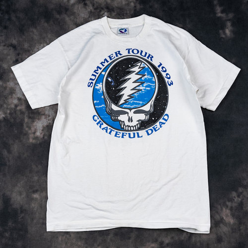 Grateful Dead感恩而死乐队迷幻摇滚vibe高街潮牌西海岸风短袖T恤