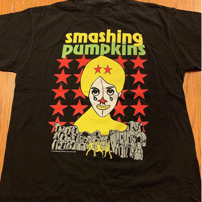 碎南瓜乐队复古VTG高街短袖T恤男