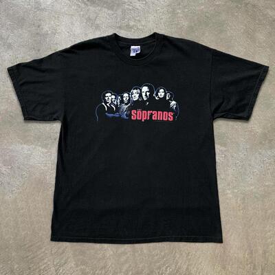 黑道家族电影周边印花短袖t恤