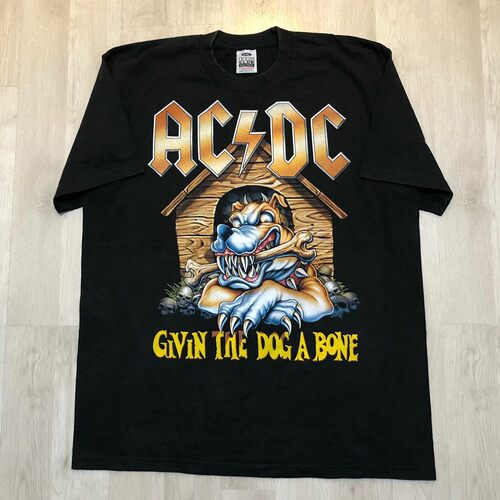 AC/DC乐队摇滚美式复古短袖T恤