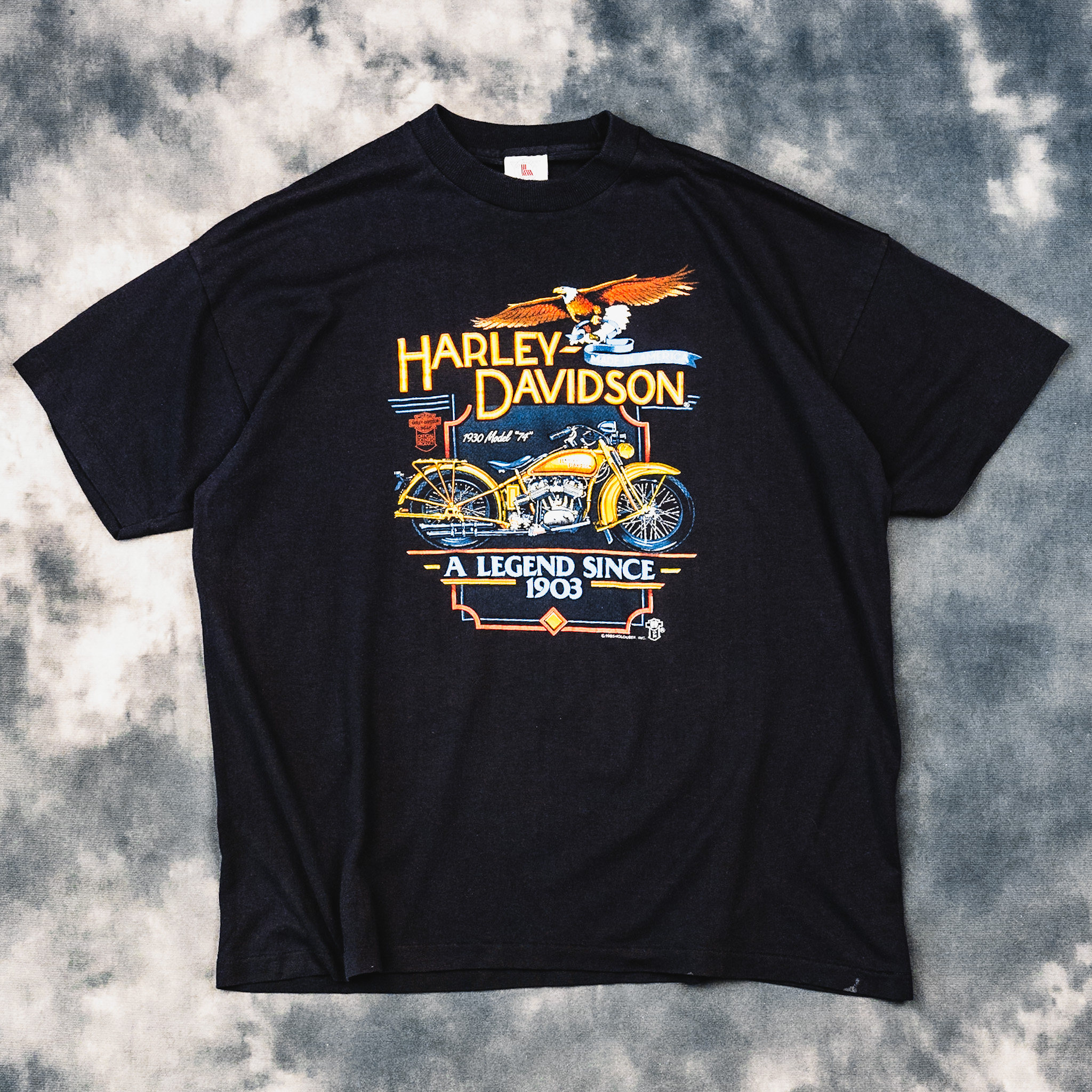 纯棉重磅机车潮牌西海岸风半袖