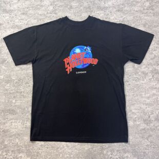 Planet Hollywood好莱坞星球欧美时尚潮牌短袖男宽松复古纯棉t恤