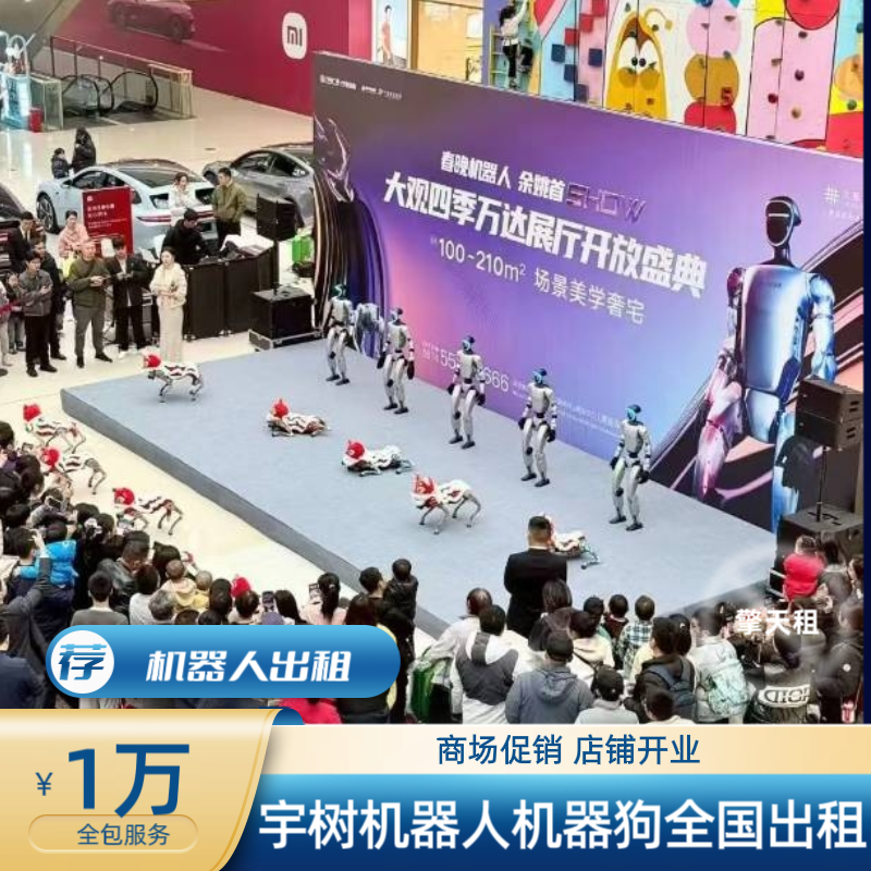 全国文旅表演宣传宇树机器人跳舞舞蹈出租机器狗租赁动作定制开发