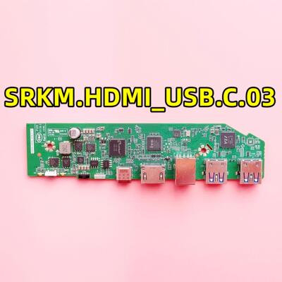 适用于希沃教学一体机配件SRKM.HDMI_USB.C.3接口板前置USB小板