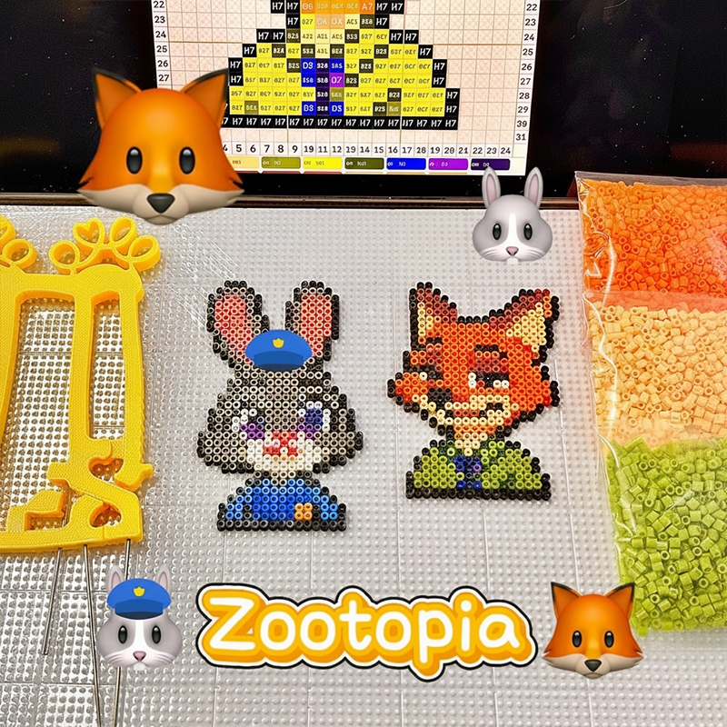 德国mard同色号拼豆豆材料包融合豆手工diy黄豆豆coco通用补充包